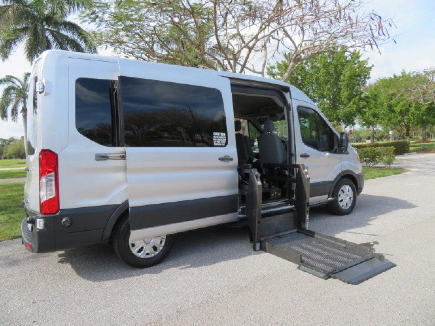 2015 Silver /Gray Ford Transit (1FBZX2CG0FK) , located at 4301 Oak Circle #19, Boca Raton, FL, 33431, (954) 561-2499, 26.388861, -80.084038 - Photo#42